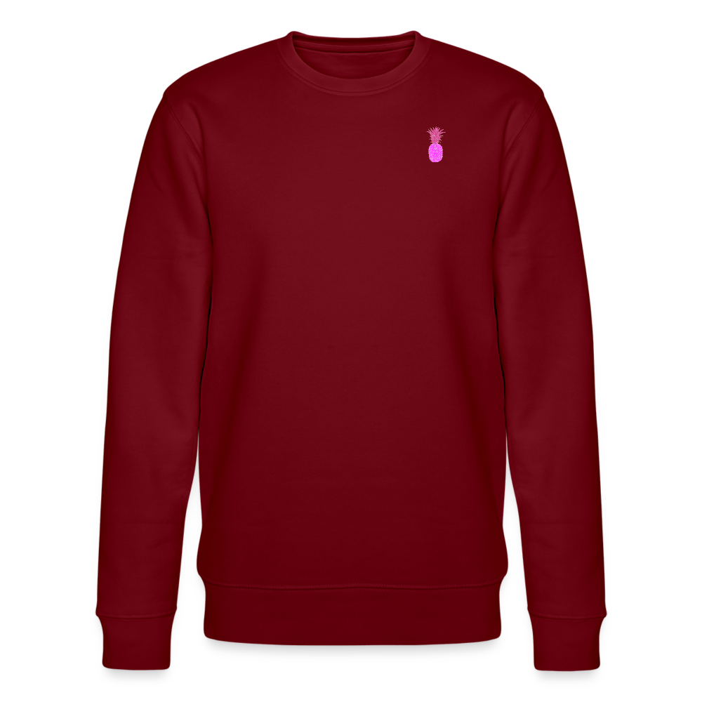 FINE.MAFI Bio Relaxed Crew Neck Sweatshirt - Burgunderrot
