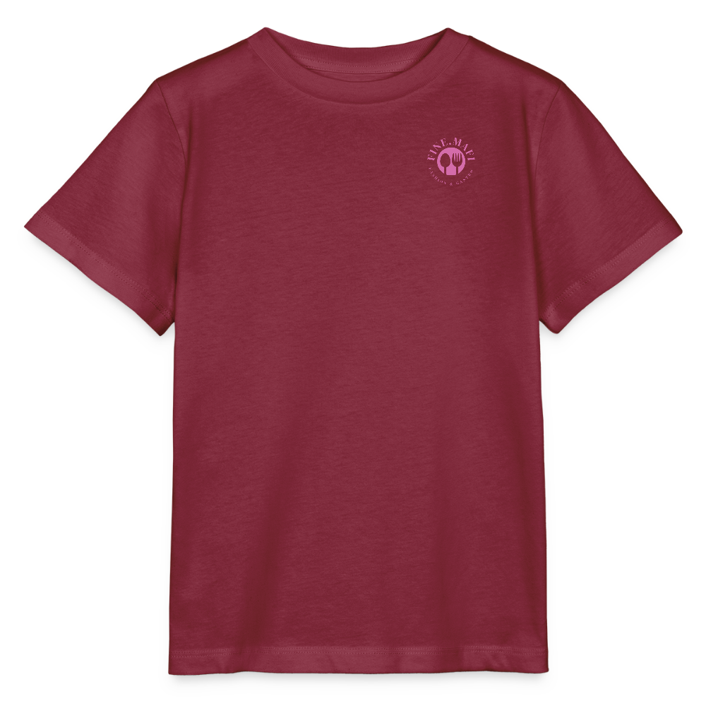 Gastrokids Unisex Bio-T-Shirt CW - Burgunderrot