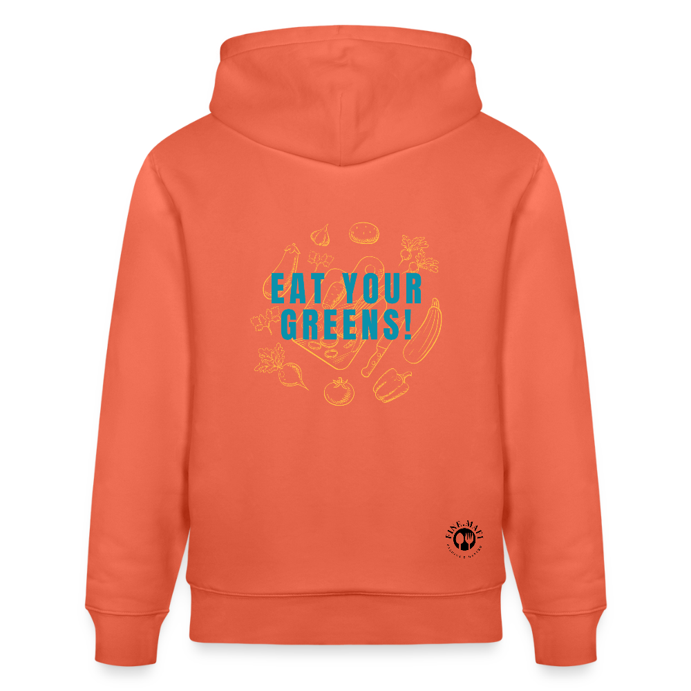 FINE.MAFI Relaxed Hoodie CREW - Hellrot