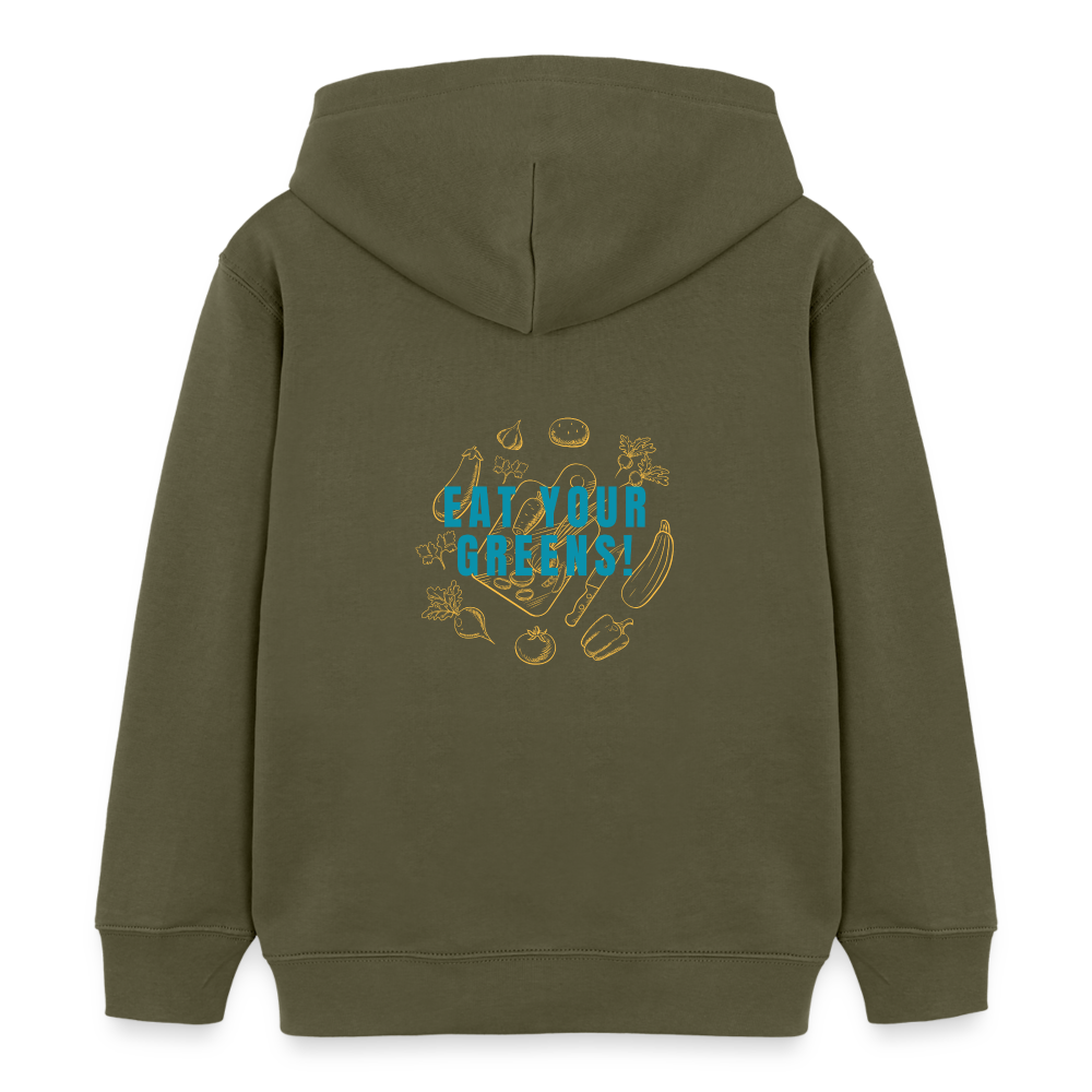 GASTROKIDS Kinder Bio-Hoodie CREW - Khaki