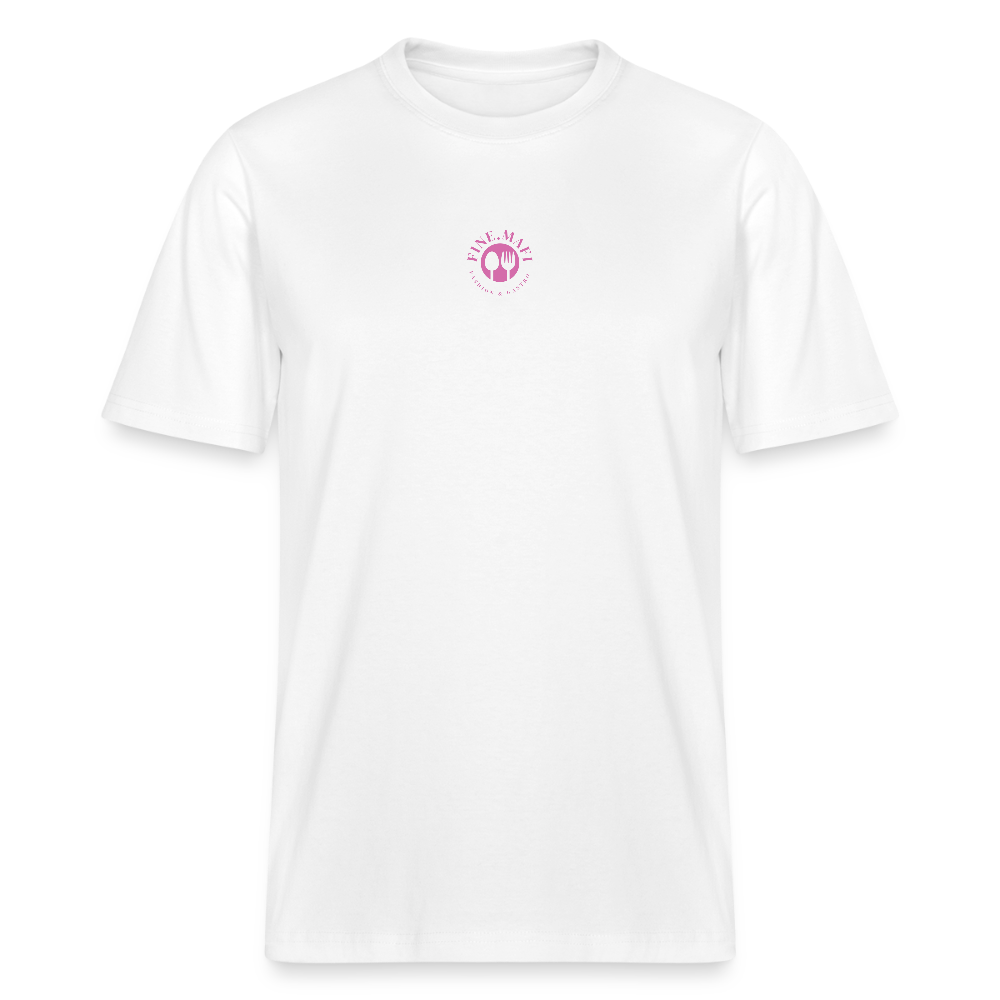 FOOD LOVE Relaxed Fit Unisex Bio-T-Shirt DIGGA - Weiß