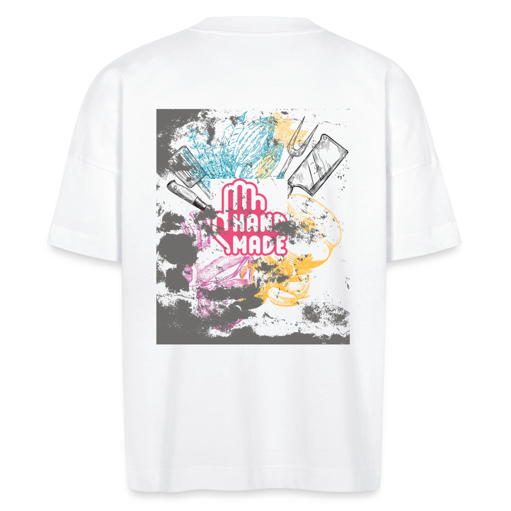 FINE.MAFI Oversized Organic T-Shirt CREW - Weiß