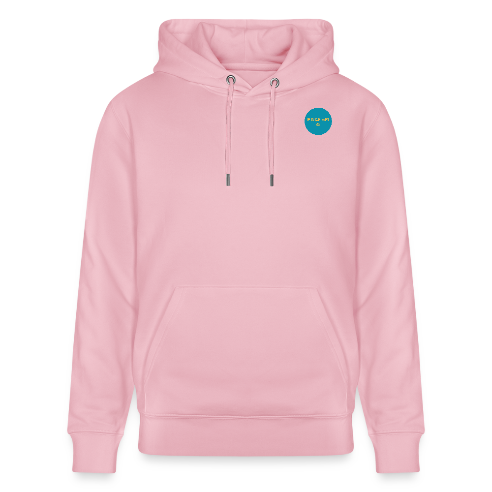 FINE.MAFI in Food we Trust Unisex Organic Hoodie - Hellrosa