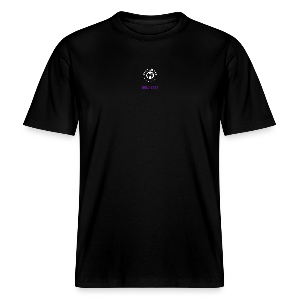 FINE.MAFI Relaxed Fit Unisex Bio-T-Shirt Bolo Baby - Schwarz