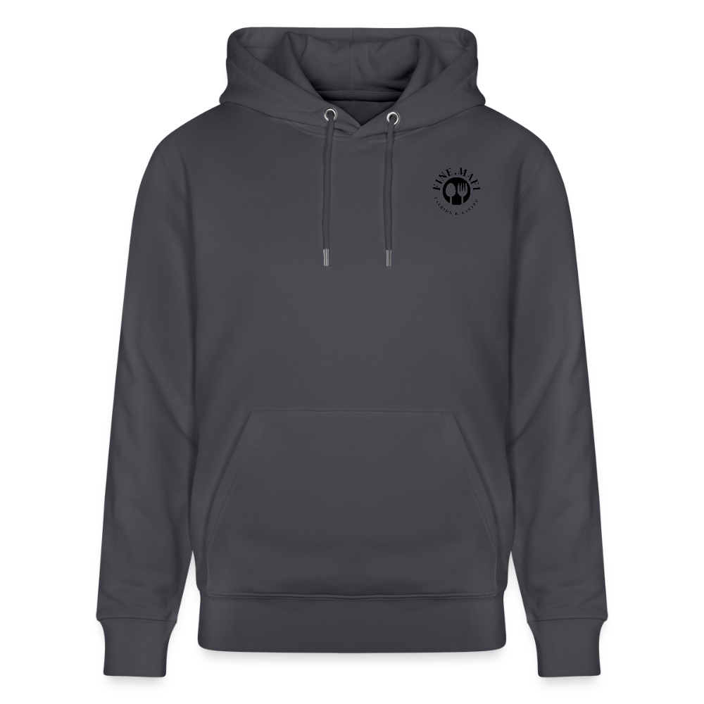 FOOD LOVE Unisex Bio-Hoodie Hummus - Indigoblau