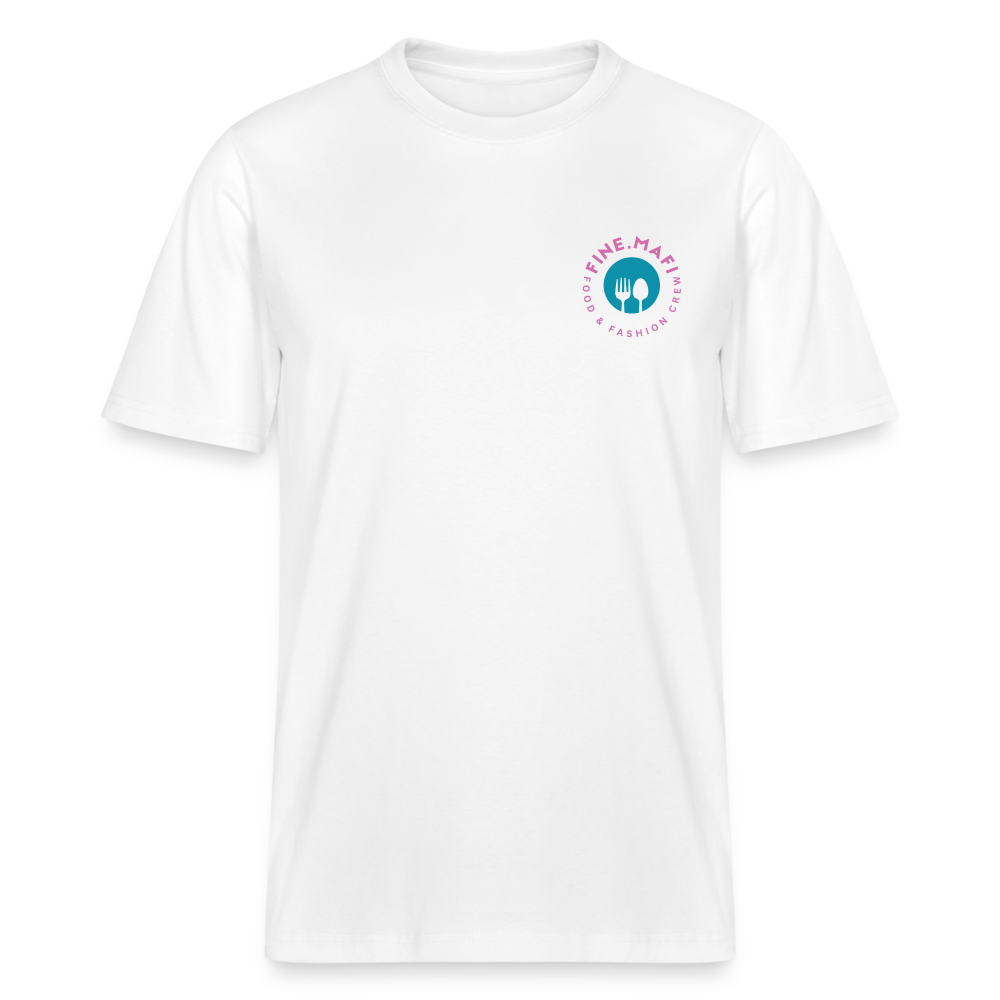FINE.MAFI Relaxed T-Shirt CREW - Weiß