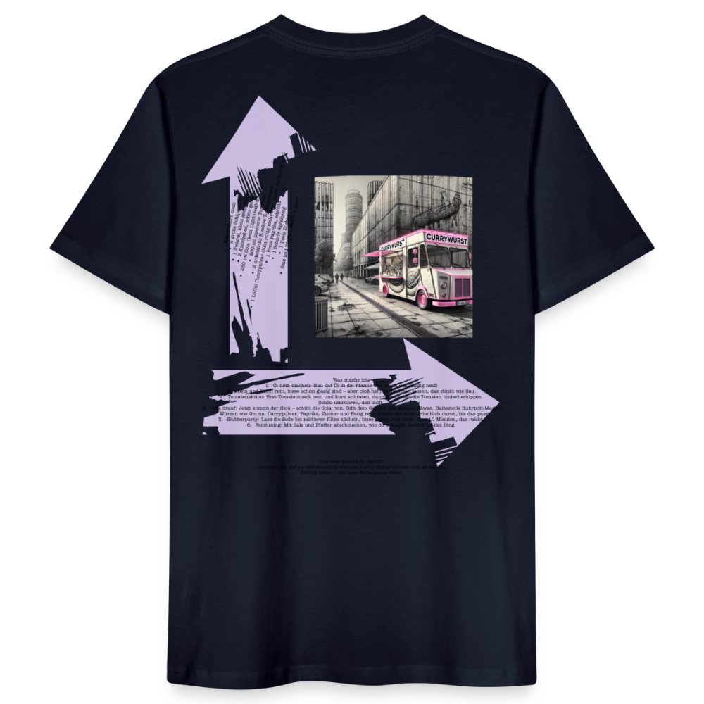 FOOD LOVE Männer Bio-T-Shirt CW - Navy