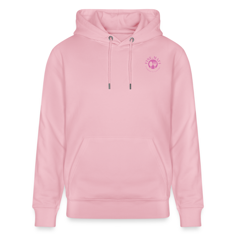 FOOD LOVE Unisex Bio-Hoodie CW - Hellrosa