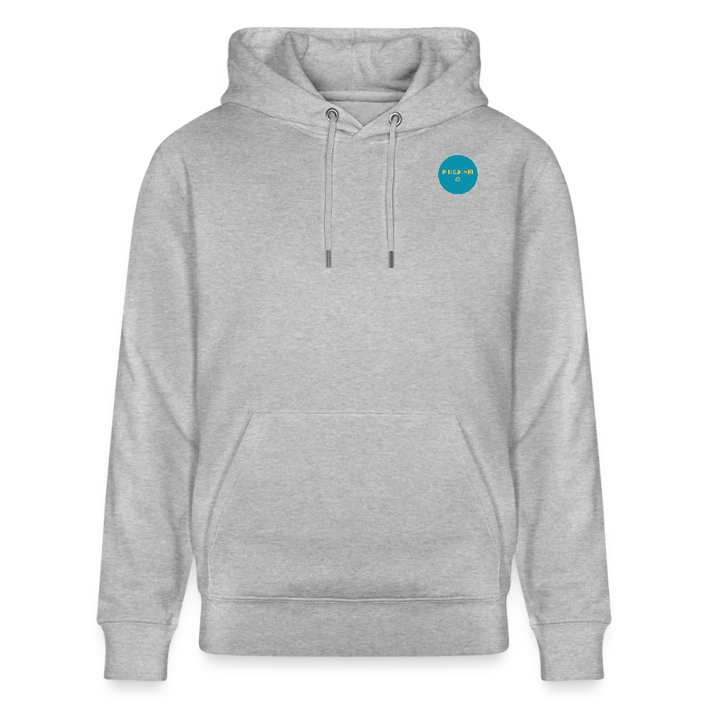 FINE.MAFI in Food we Trust Unisex Organic Hoodie - Grau meliert
