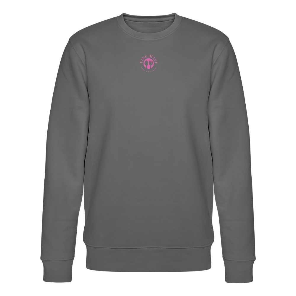 FOOD LOVE Unisex Bio-Sweatshirt DIGGA - Anthrazit