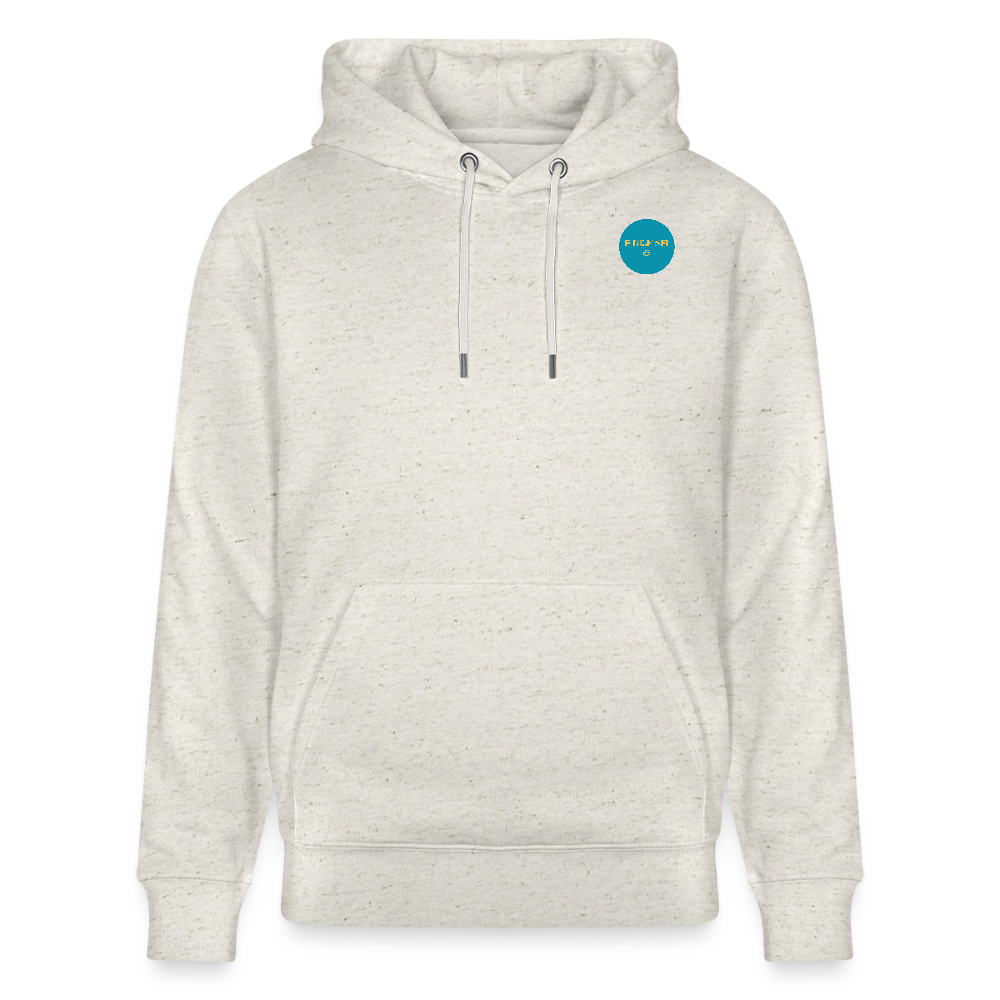 FINE.MAFI in Food we Trust Unisex Organic Hoodie - Beige meliert