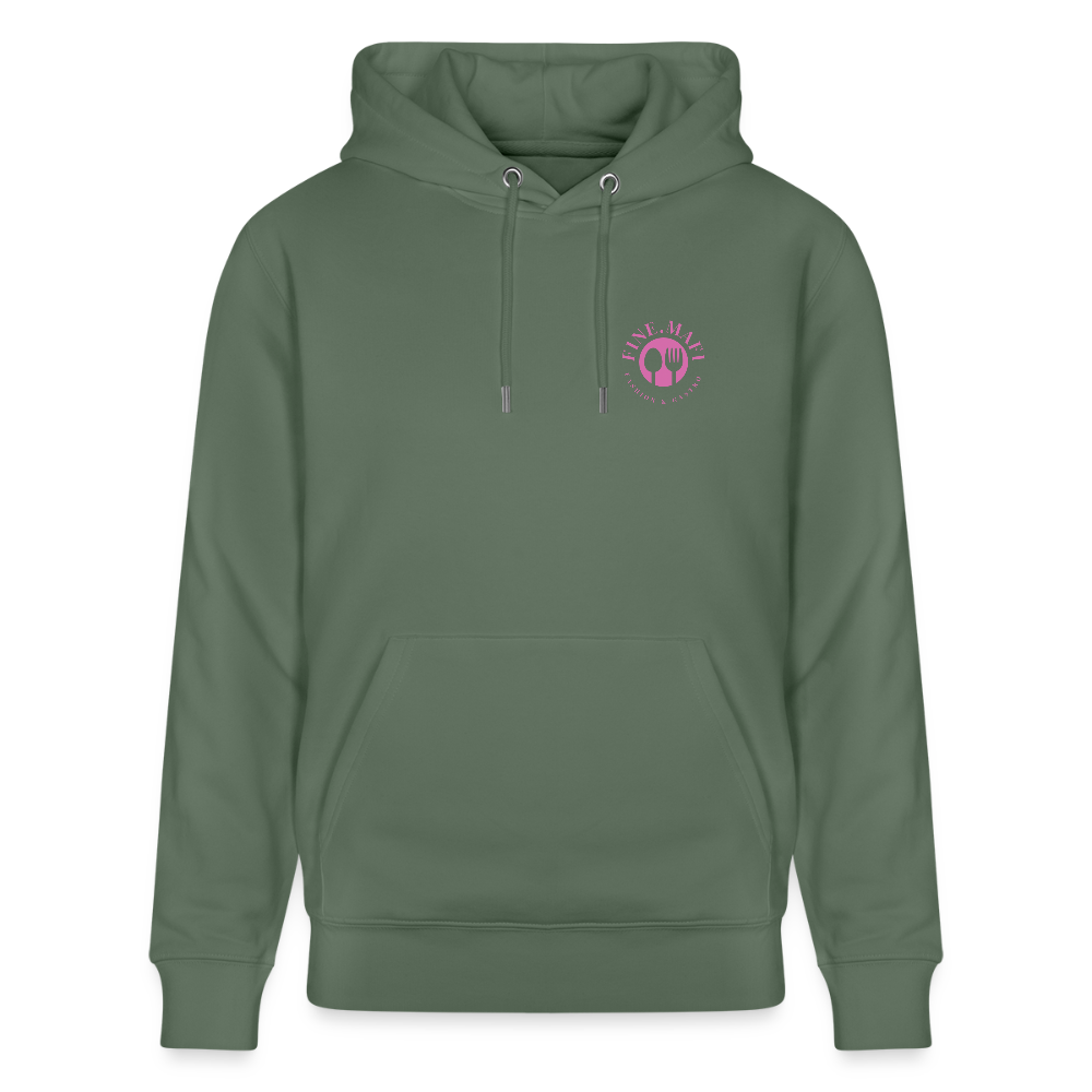 FOOD LOVE Unisex Bio-Hoodie DIGGA - Tanngrün