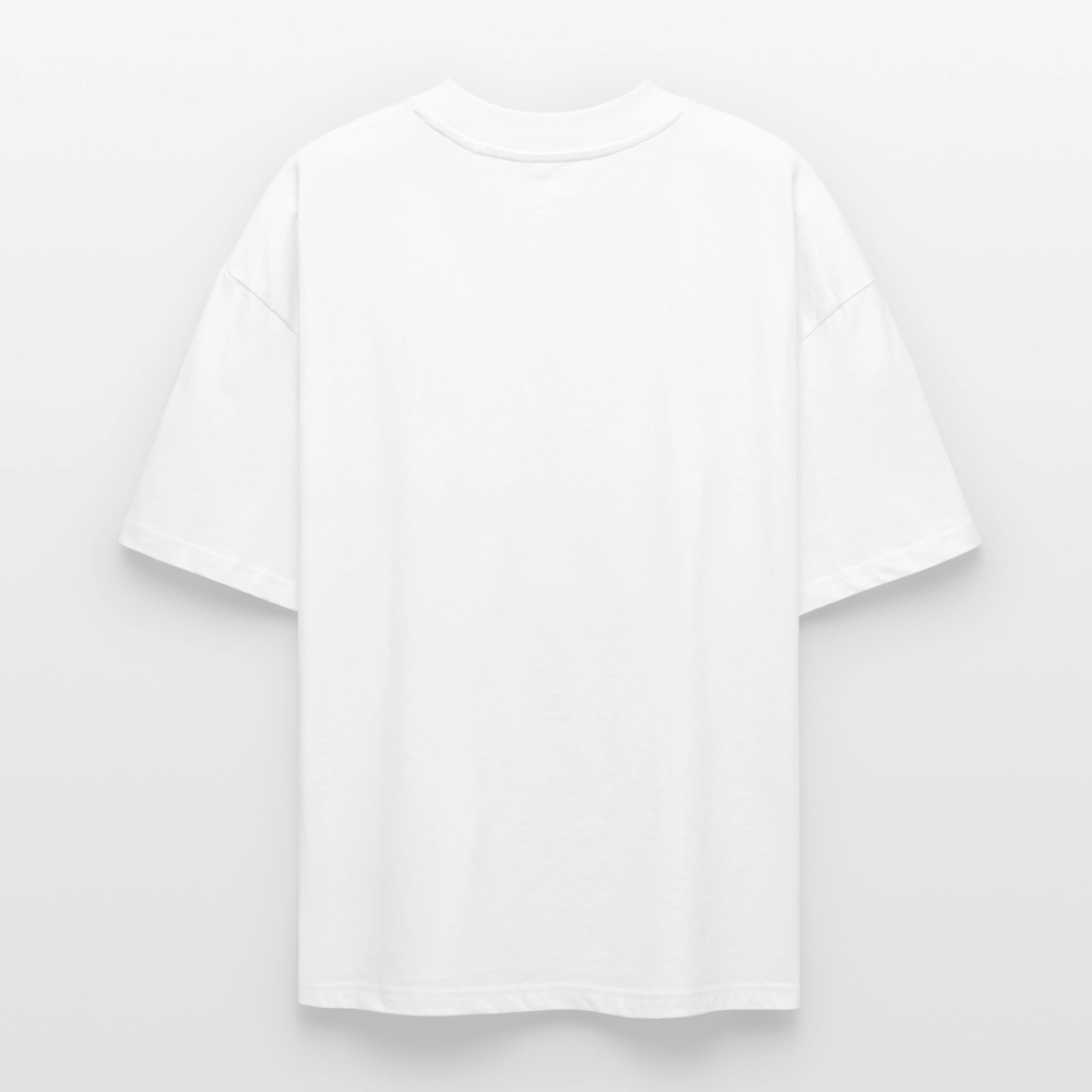 FINE MAFI Oversized Unisex Bio T-Shirt Mise En Place Heart - Weiß