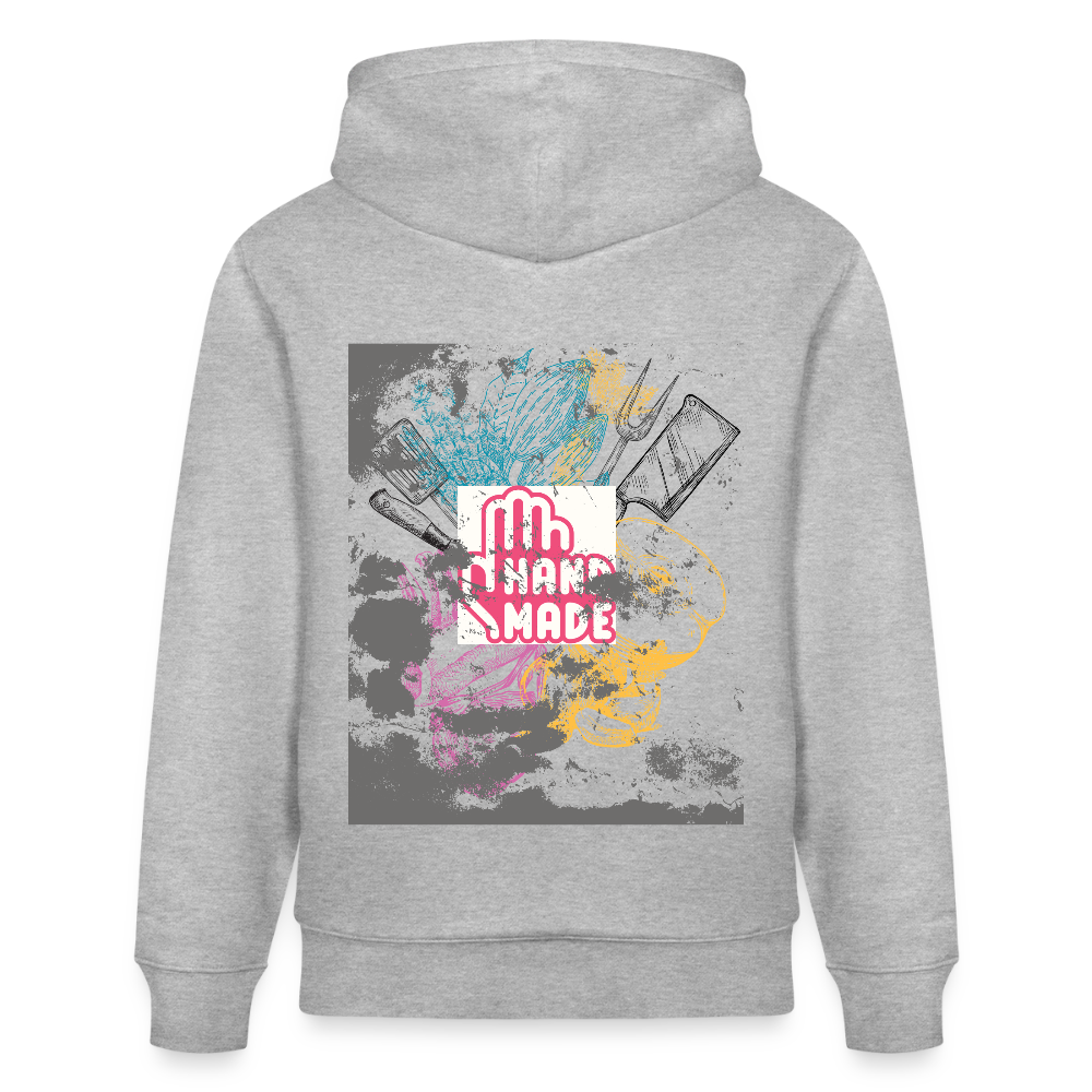 FINE.MAFI Bio Relaxed Hoodie CREW - Grau meliert
