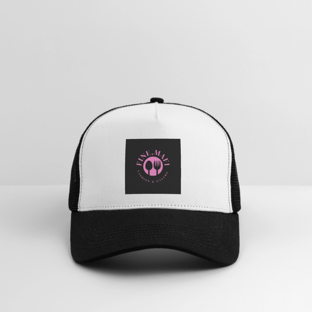 Trucker Cap - Weiß/Schwarz