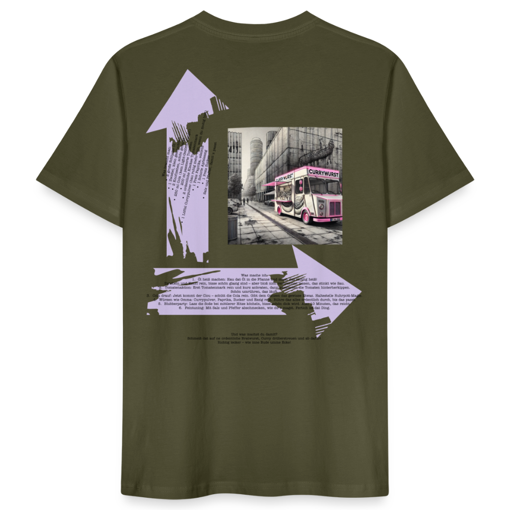 FOOD LOVE Männer Bio-T-Shirt CW - Khaki