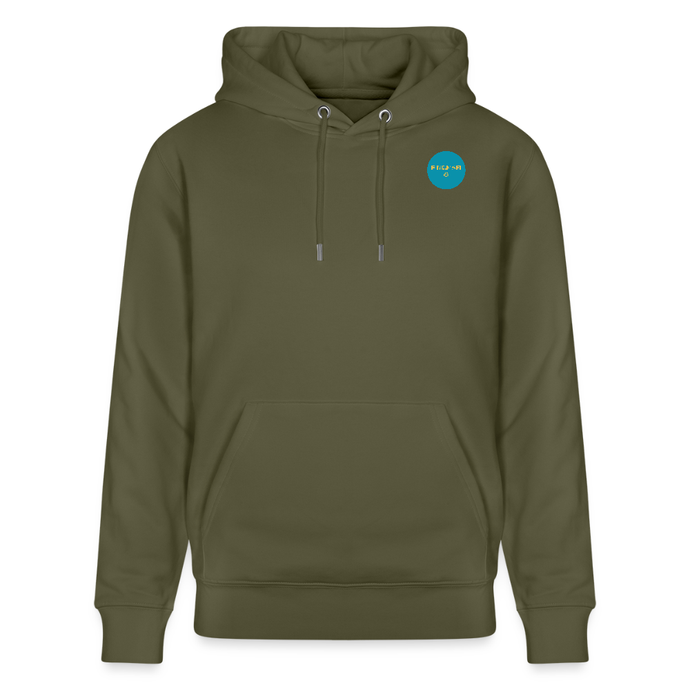 FINE.MAFI in Food we Trust Unisex Organic Hoodie - Khaki Grün
