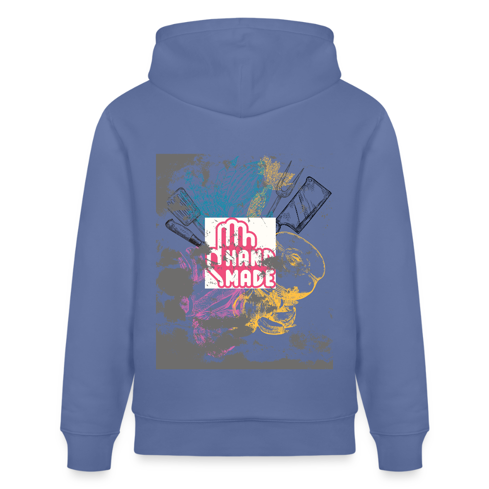 FINE.MAFI Bio Relaxed Hoodie CREW - Blau