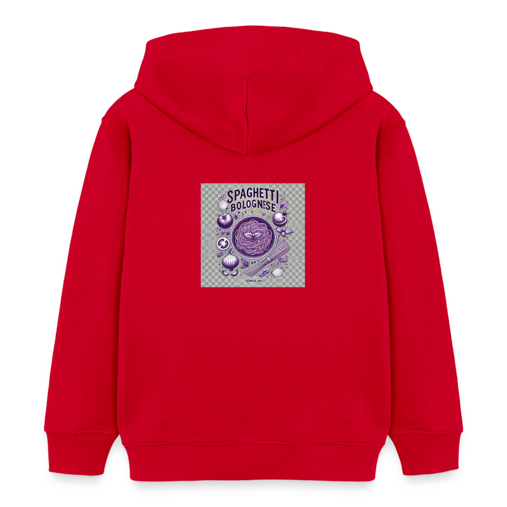 Gastrokids Bio Hoodie Bolo Stile - Rot