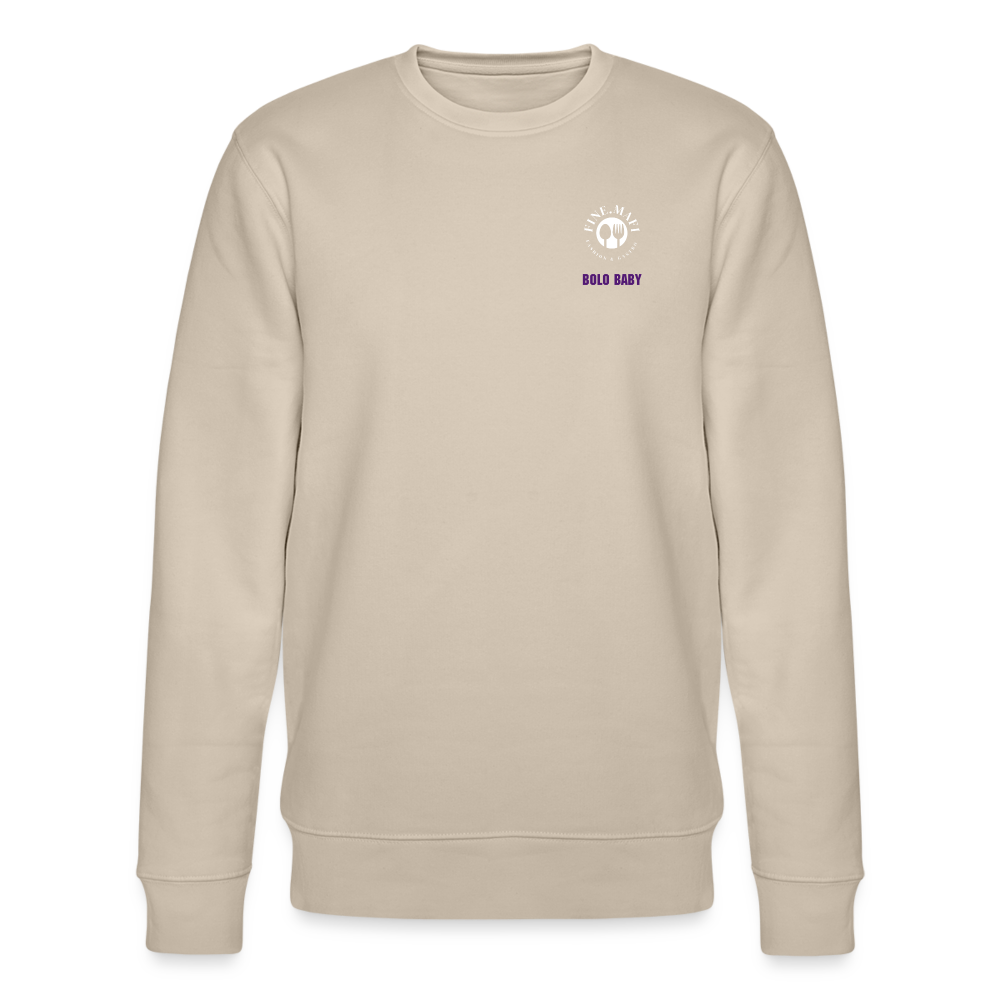 FOOD LOVE Collection Unisex Bio-Sweatshirt Bolo - Beige