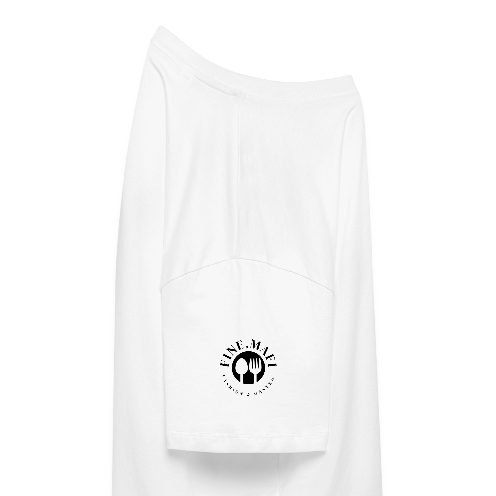 FINE MAFI Frauen Boxy Bio-T-Shirt Mise En Place Bunt - Weiß
