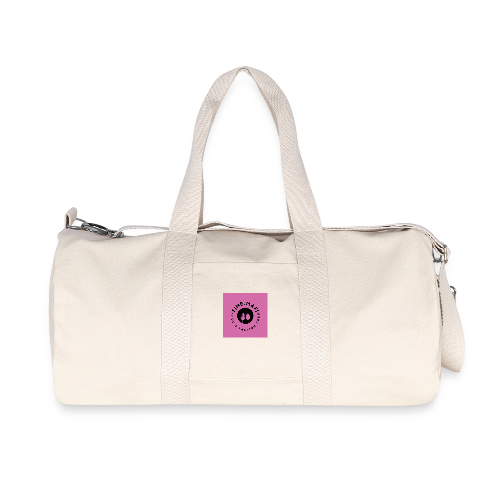FINE.MAFI recycelte Canvas Duffle Bag - Naturweiß