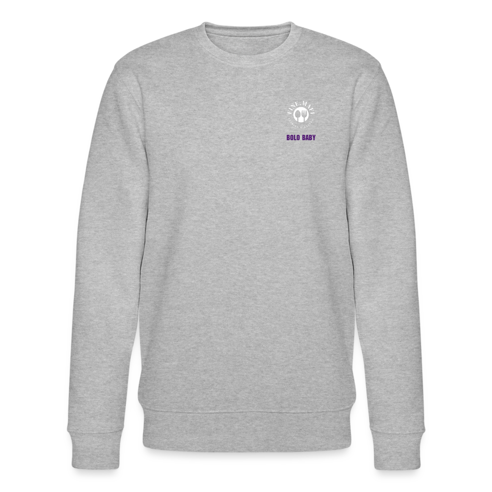 FOOD LOVE Collection Unisex Bio-Sweatshirt Bolo - Grau meliert