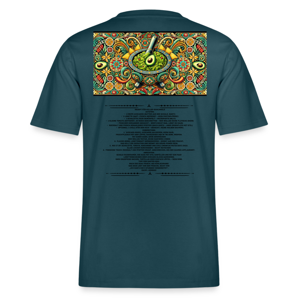 FOOD LOVE Männer Bio-T-Shirt Guaca - Dunkles Petrol
