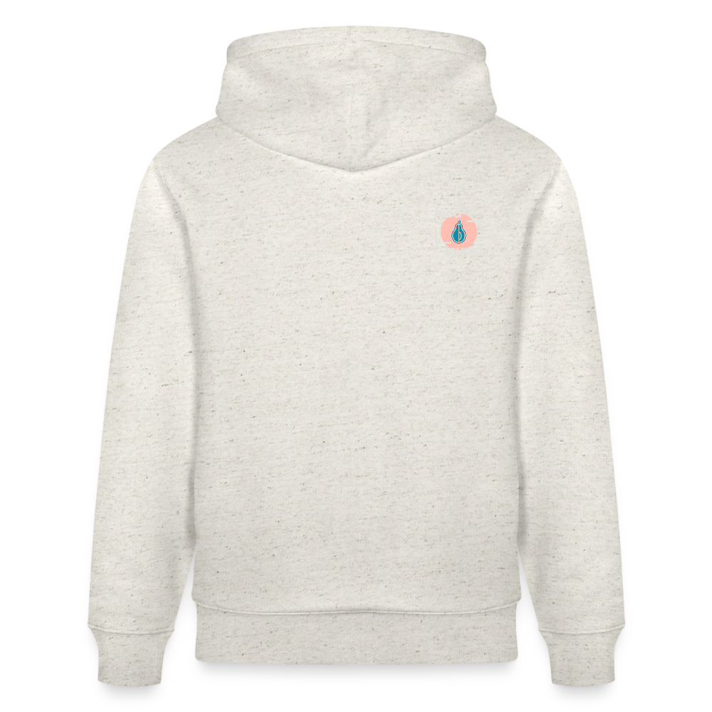 FINE.MAFI Relaxed Hoodie CREW - Beige meliert