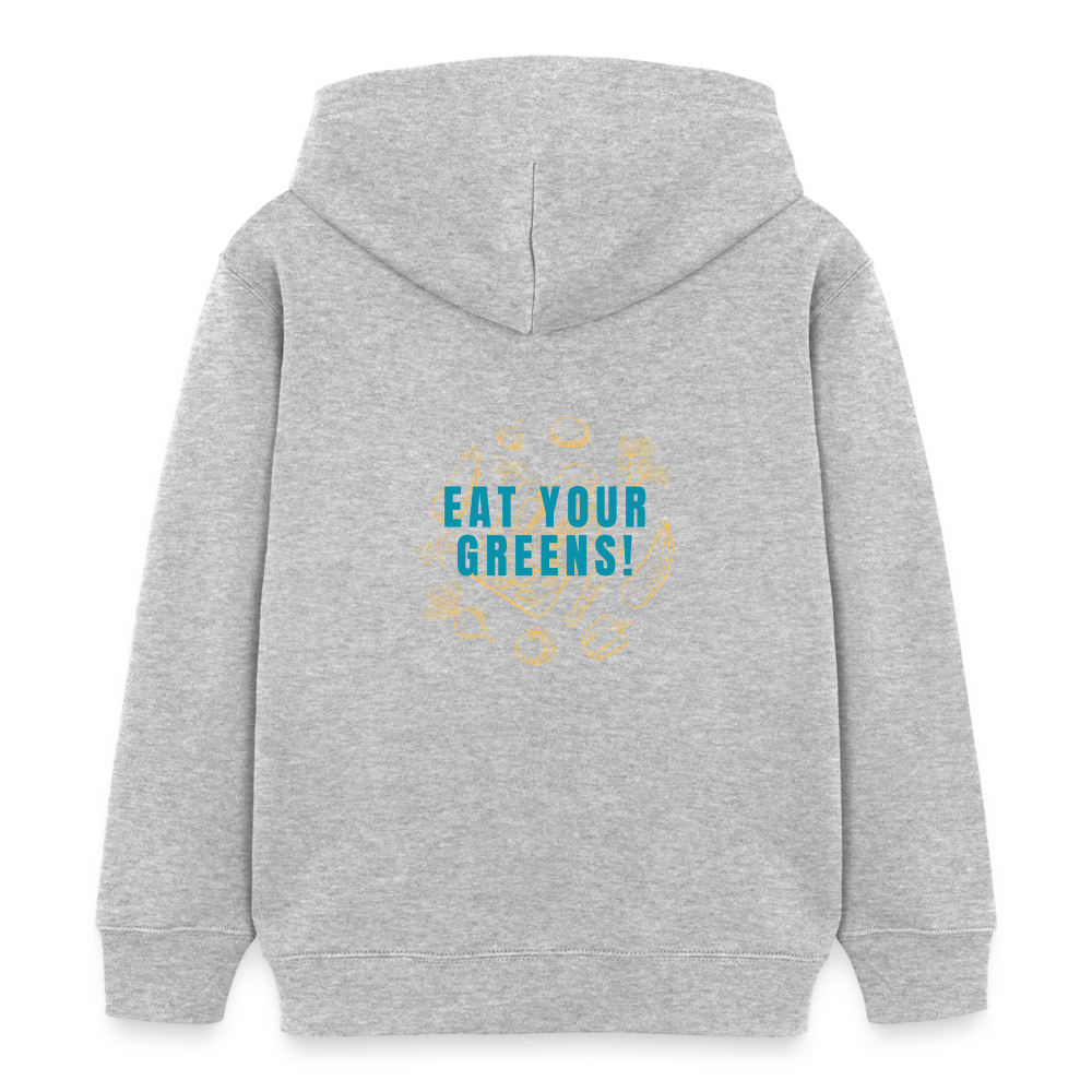GASTROKIDS Kinder Bio-Hoodie CREW - Grau meliert
