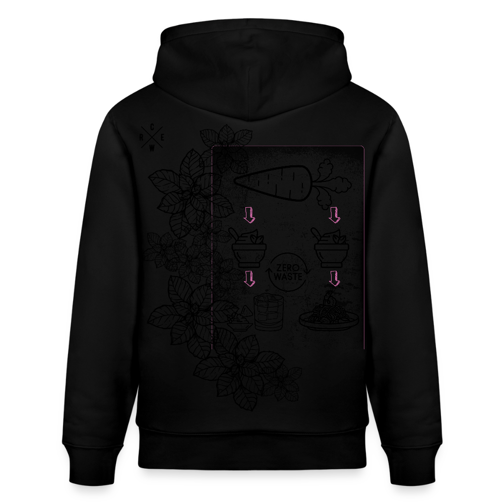 FINE.MAFI Unisex Bio-Hoodie Zero Waste - Schwarz