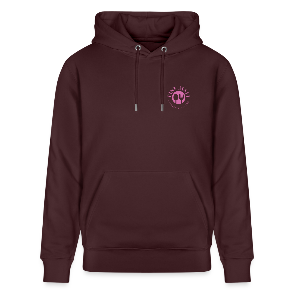 FOOD LOVE Unisex Bio-Hoodie DIGGA - Maroon