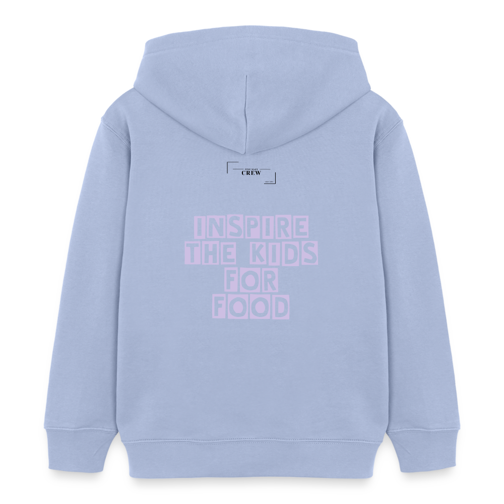 Gastrokids Unisex Organic Hoodie Crew - Sky