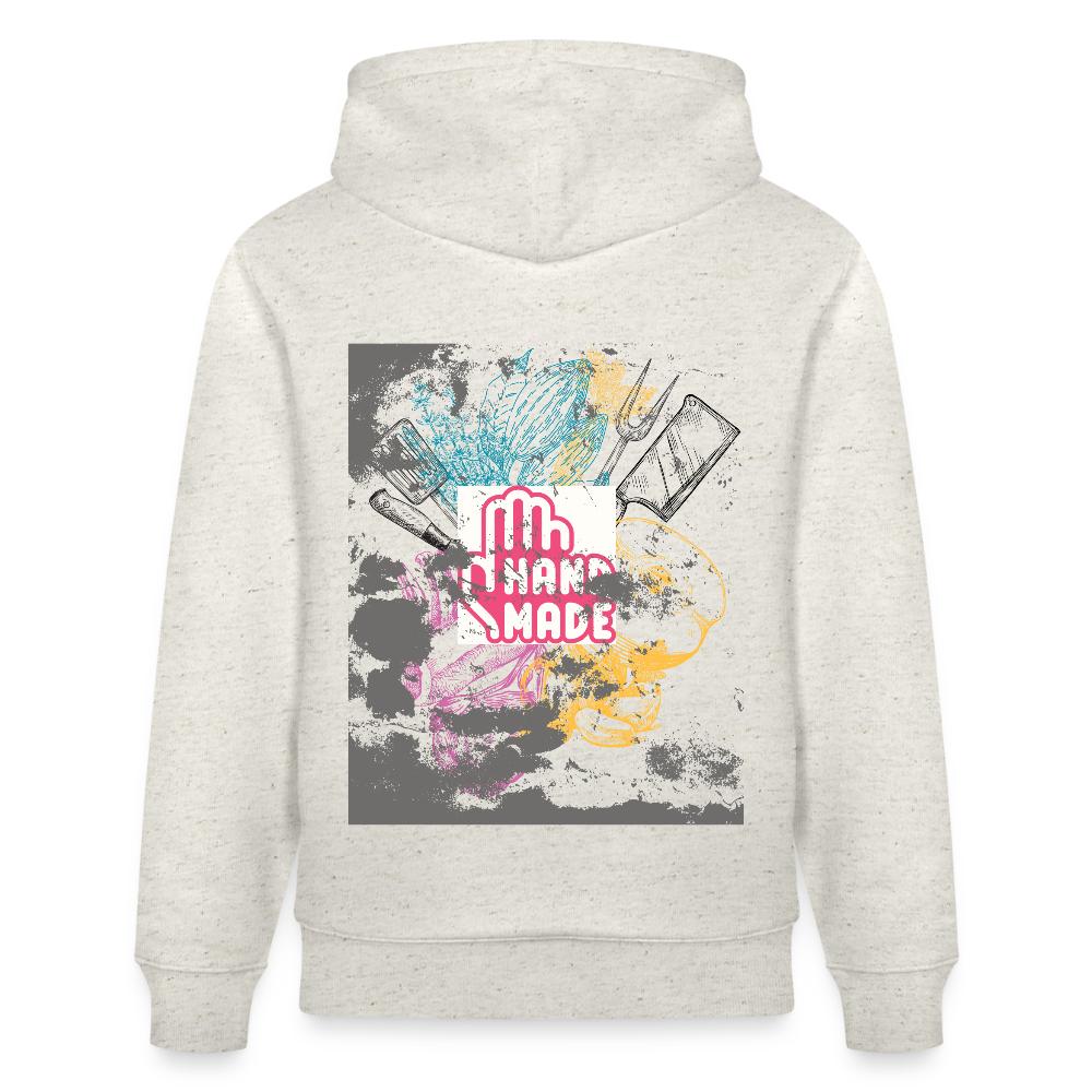 FINE.MAFI Bio Relaxed Hoodie CREW - Beige meliert