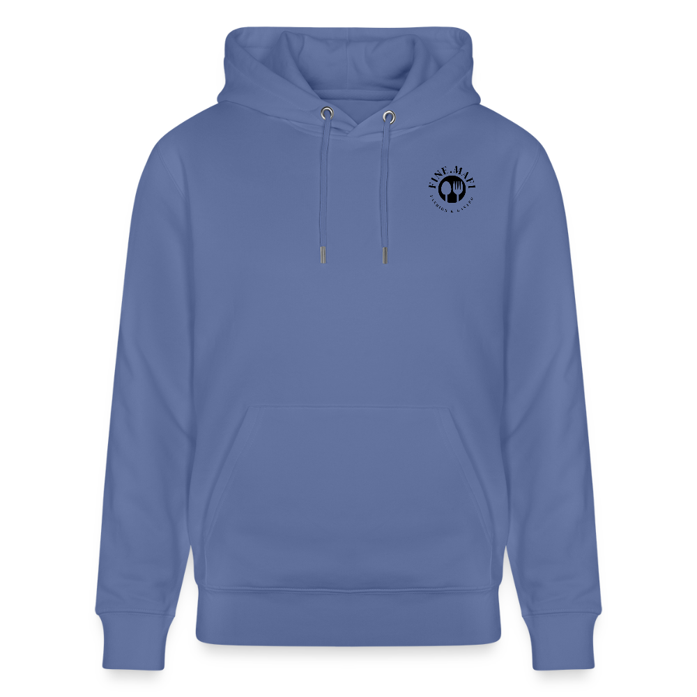 FOOD LOVE Unisex Bio-Hoodie Hummus - Blau