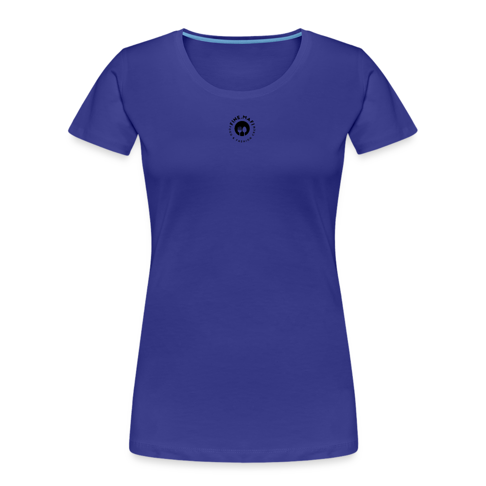 Frauen Premium Bio T-Shirt Hummus - Königsblau