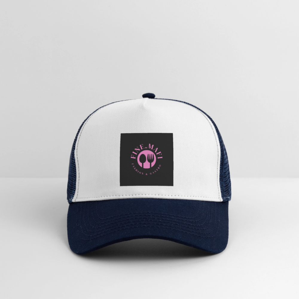 Trucker Cap - Weiß/Navy