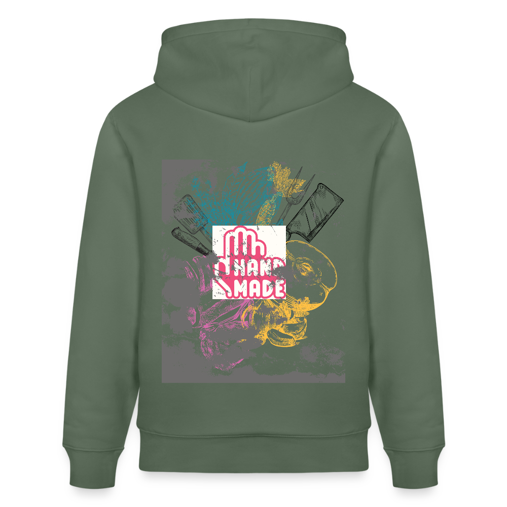 FINE.MAFI Bio Relaxed Hoodie CREW - Tanngrün