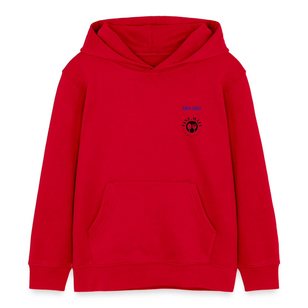 Gastrokids Bio Hoodie Bolo Stile - Rot