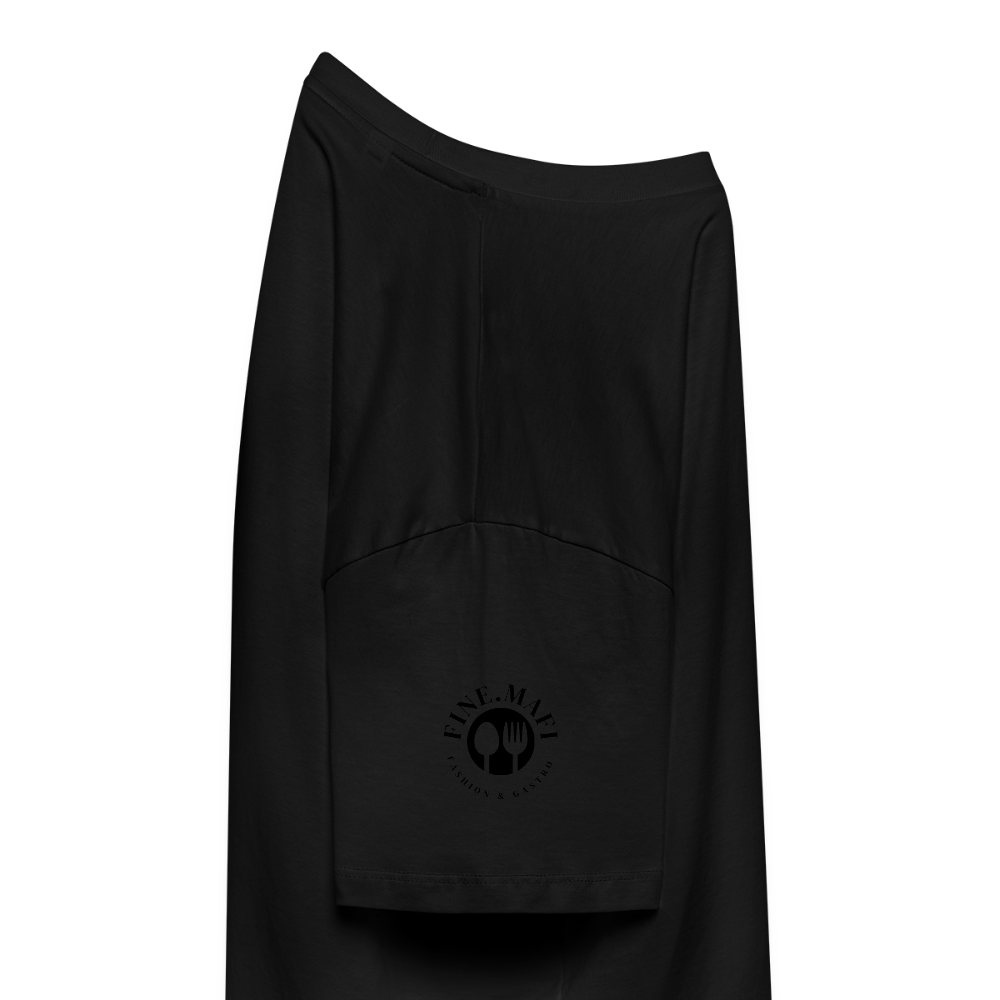 FINE MAFI Frauen Boxy Bio-T-Shirt Mise En Place Bunt - Schwarz