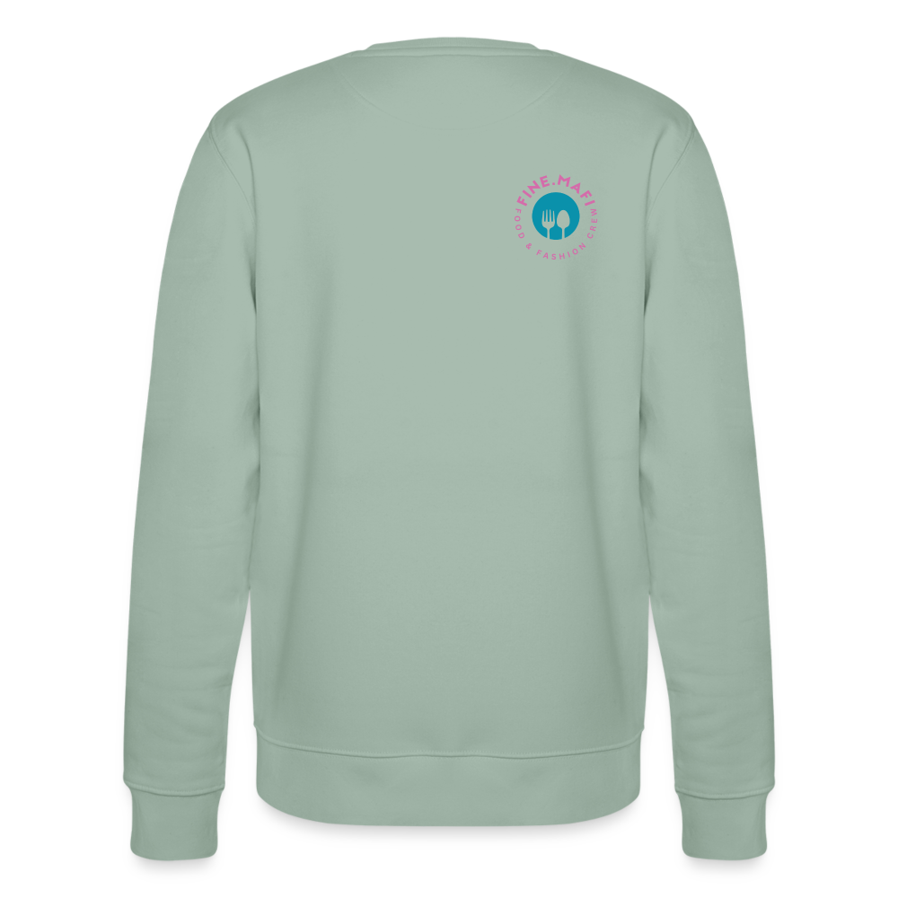 FINE.MAFI Bio Relaxed Crew Neck Sweatshirt - Helles Graugrün