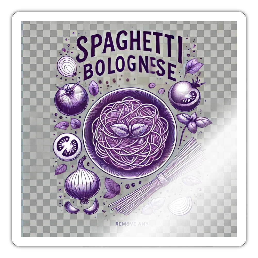 Sticker - Weiß glänzend