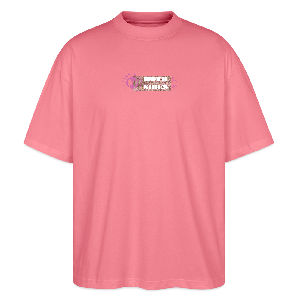 FINE.MAFI Oversized Unisex Bio T-Shirt Both Sides Lamb - Pink