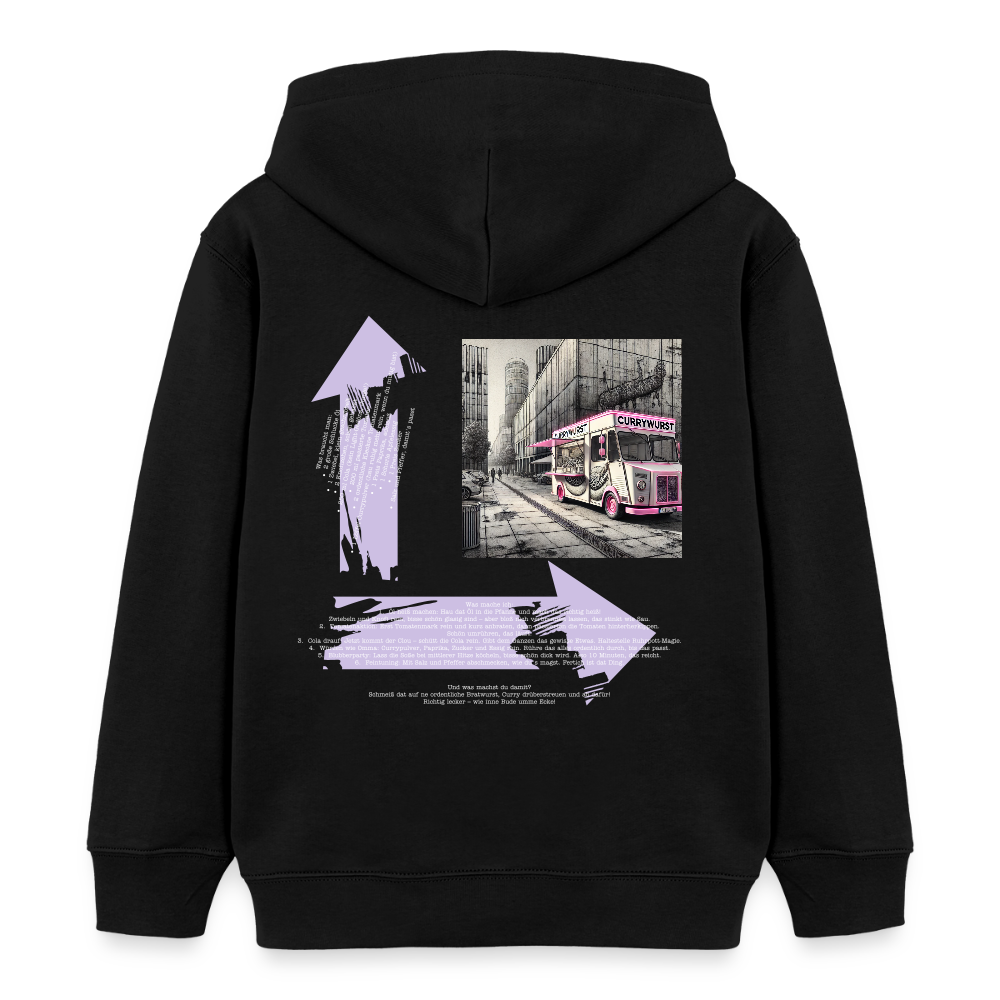 Gastrokids Unisex Bio-Hoodie CW - Schwarz