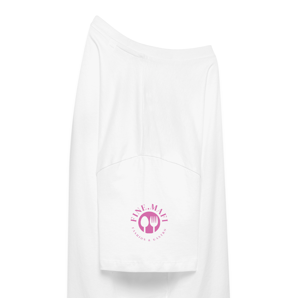 FINE MAFI Frauen Boxy Bio-T-Shirt Mise En Place Heart - Weiß