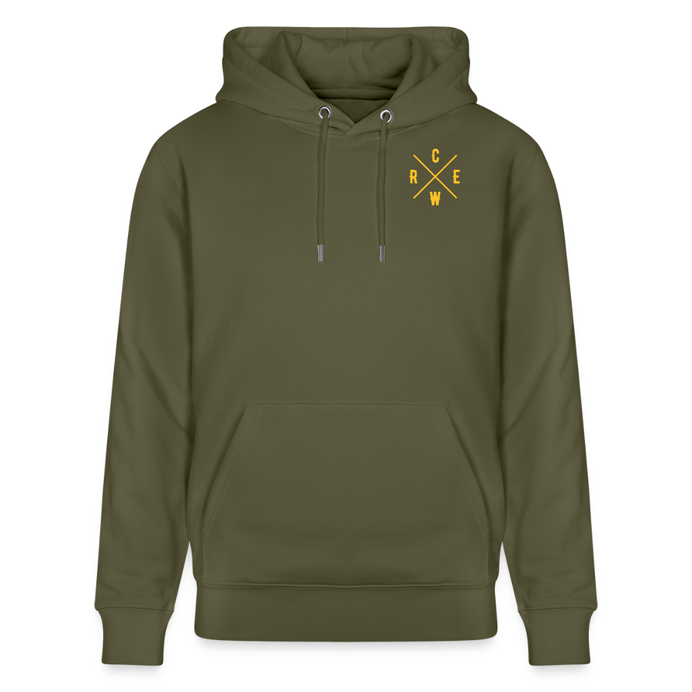 FINE.MAFI Relaxed Hoodie CREW - Khaki Grün