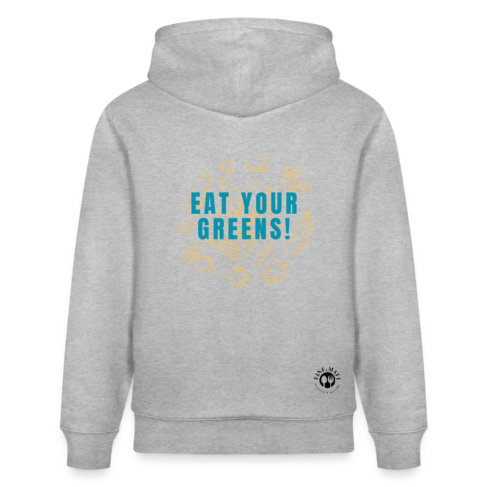 FINE.MAFI Relaxed Hoodie CREW - Grau meliert