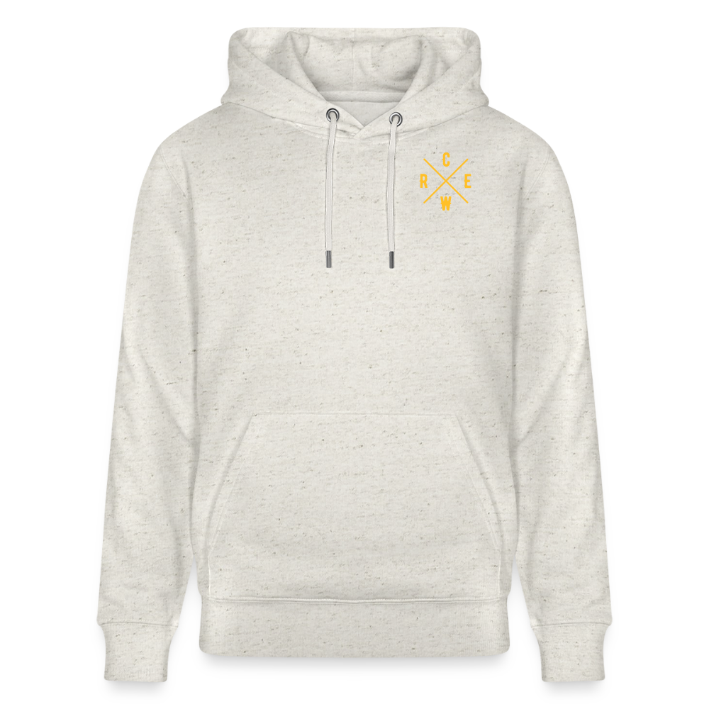 FINE.MAFI Relaxed Hoodie CREW - Beige meliert