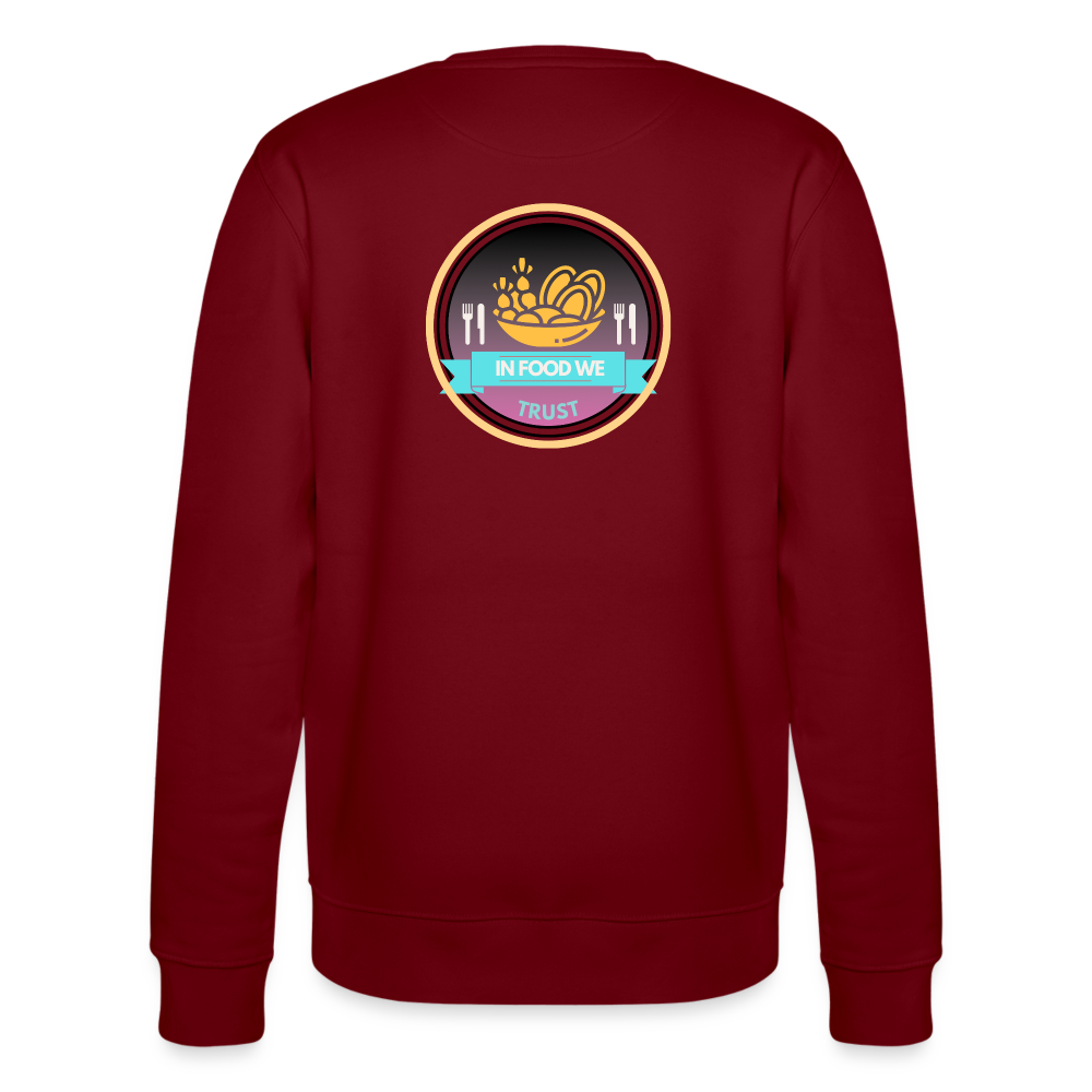 FINE.MAFI Unisex Bio-Sweatshirt IFWT - Burgunderrot