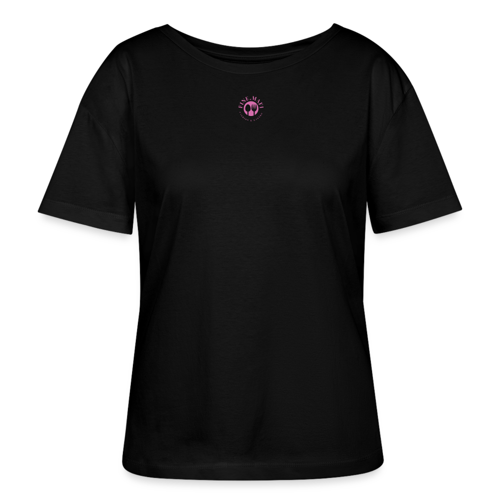 FOOD LOVE Frauen Bio-T-Shirt CW - Schwarz